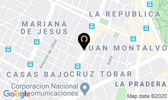 Mapa de Agencia Ariel en Quito