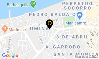 Mapa de Agencia De Viajes Proturis Cia. Ltda. en Manta