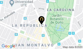 Mapa de Aletheia Internacional en Quito