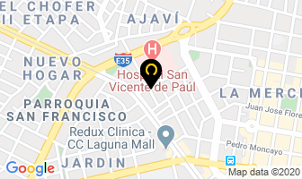 Mapa de Alfa Multisalud en Ibarra