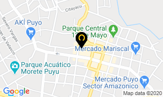 Mapa de AlmacÉn Edgar Brito en Puyo