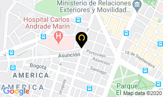 Mapa de AlmacÉn ElÉctrico Robalino Rosero CÍa.ltda. en Quito