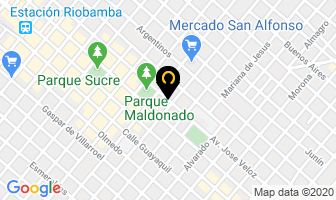 Mapa de AlmacÉn Lana Landia en Riobamba
