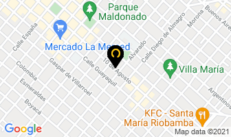 Mapa de AlmacÉn Luz Y Vida en Riobamba