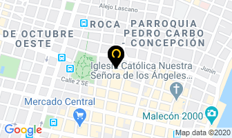Mapa de Almacenes Jvc en Guayaquil