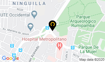 Mapa de Almeida Robalino Alex Hernan Med. en Quito