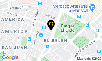 Mapa de Almeida Rodriguez German Alberto Dr. en Quito