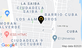 Mapa de Almendritos en Guayaquil