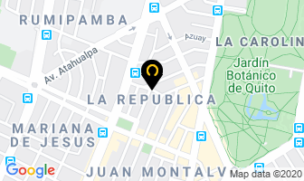 Mapa de Alquiler De Vajillas Y Banquetes Karina en Quito