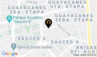 Mapa de Alquileres Departamentos en Guayaquil