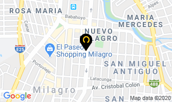 Mapa de Alumec en Milagro