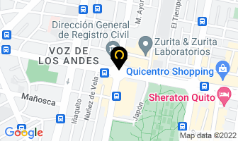 Mapa de Amazonas Y Naciones Unidas en Quito