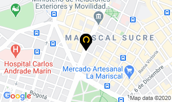 Mapa de American Audio en Quito