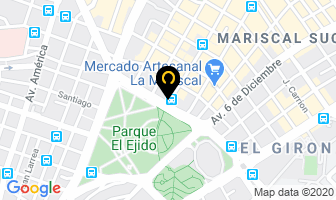 Mapa de American Call Center en Quito