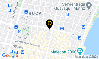 Mapa de Amslogistic en Guayaquil