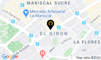 Mapa de Andina Bienes Raices en Quito