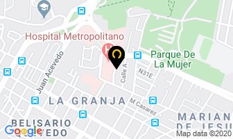Mapa de Andina Ortopedics en Quito