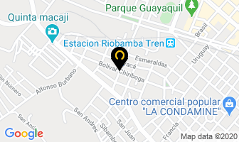 Mapa de Anexos Google Ecuador en Riobamba
