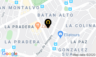 Mapa de Apart Hotel Walther en Quito