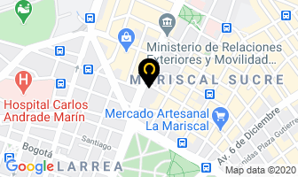 Mapa de Apartment For Rent In Quito en Quito