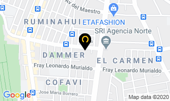 Mapa de Arepa Rellena Colombiana en Quito
