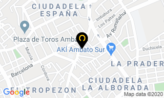 Mapa de Arq Construction.- Multiservicios De La Construcción en Ambato