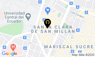 Mapa de Arte Y Folklore en Quito