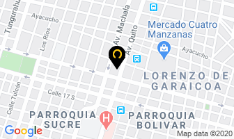 Mapa de Artesanias Ecuatorianas en Guayaquil