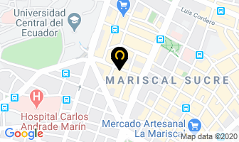 Mapa de Artesanias Hecho A Mano en Quito