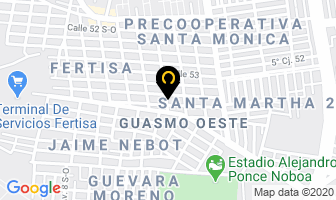 Mapa de Ascensores Ch & Ch en Guayaquil