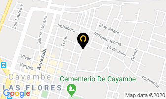 Mapa de Asociación Cumbres en Cayambe