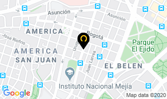 Mapa de Aspiradoras Ecologicas en Quito