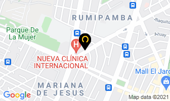 Mapa de Atenea Psychology Center en Quito