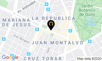 Mapa de Atex Camisetas Publicitarias en Quito