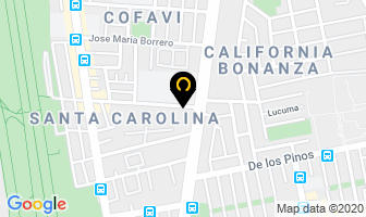 Mapa de Auto Especialidades en Quito