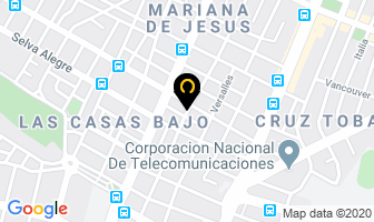 Mapa de Autorepuesto Sebastian en Quito
