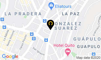 Mapa de Avianca en Quito