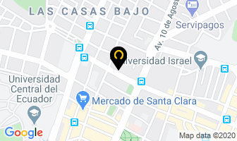 Mapa de Azul Grana en Quito