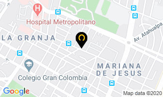 Mapa de BalÍn Fumigaciones en Quito