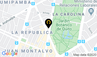 Mapa de Banco De Guayaquil en Quito