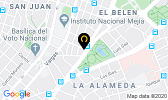 Mapa de Banco Nacional De Fomento en Quito
