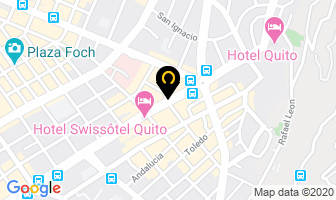 Mapa de Banderas & Banderas Arqs. en Quito
