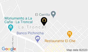 Mapa de Bar Ferrari en La Troncal