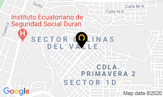 Mapa de Bienes Raices Pin en Durán