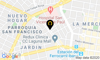 Mapa de Bio Ozono Centro De Terapias Médicas en Ibarra