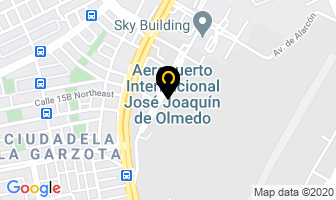 Mapa de Bombuscaro Rent A Car en Guayaquil