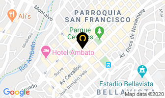 Mapa de Botica Sudamericana en Ambato