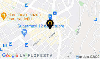 Mapa de Brides, Novias & Gala en Quito