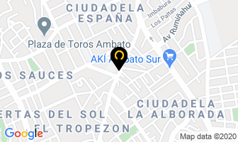 Mapa de C & G Importaciones en Ambato