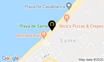 Mapa de Cabañas Familiares Same en Esmeraldas